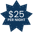 $25 per night